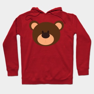 Brown Face Teddy Bear Lover Hoodie